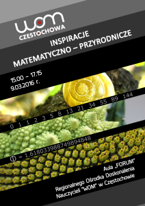 Mathematical and natural sciences inspirations