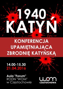 Conference commemorating the Katyn massacre