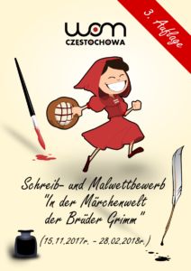 Der Schreib- und Malwettbewerb „In der Märchenwelt der Brüder Grimm“ ist schon wieder gestartet!