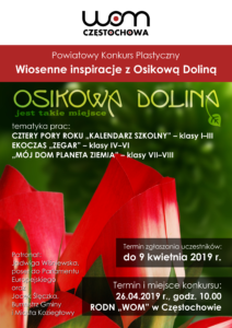 Powiatowy Konkurs Plastyczny „Wiosenne inspiracje z Osikową Doliną”